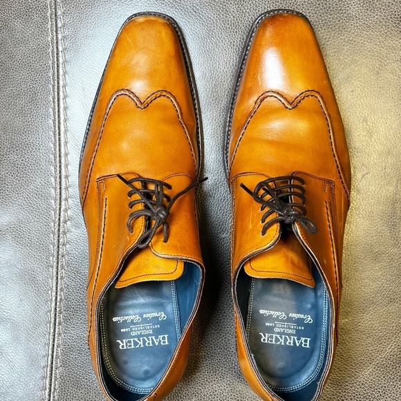 Men’s Barker Brown Shoes Size 11 - Picture 12 of 14